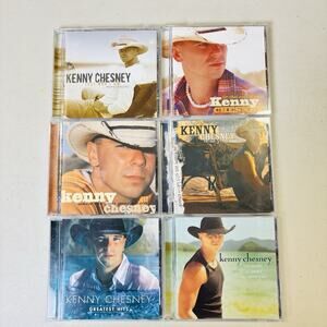 Kenny Chesney Lot Of 6 CDS. Very Nice Condition.